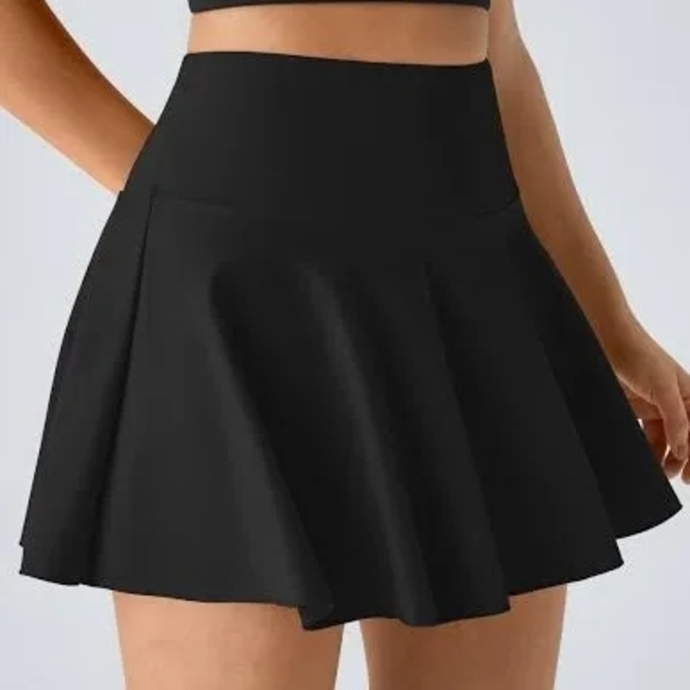 Nwot Women's Black Tennis Skirt